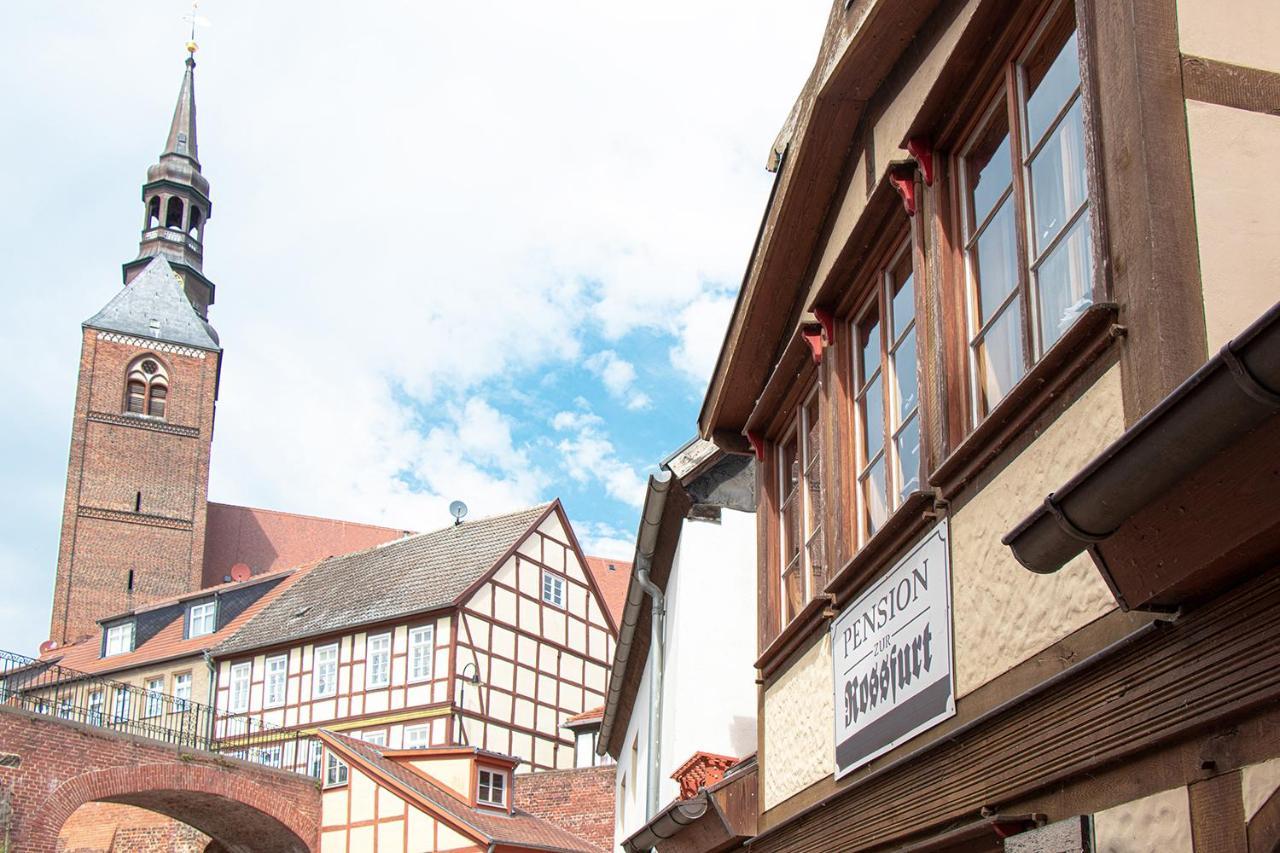 Ferienhaus Zur Rossfurt Tangermünde Esterno foto